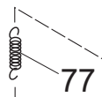 Пружина растяжения — поз. 77
