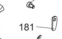 Задняя направляющая ленты 13 мм — поз. 181