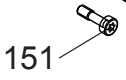 Винт с цилиндрической головкой Torx — поз. 151