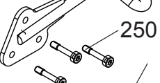 Винт с цилиндрической головкой Torx — поз. 250