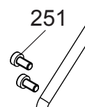 Винт с цилиндрической головкой Torx — поз. 251