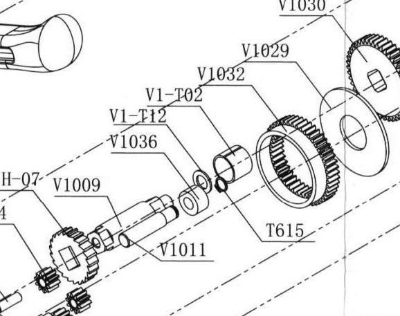 Подшипник скольжения Φ14 x Φ16 x 13 — артикул V1-T02