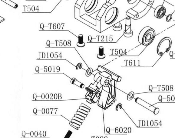 Стопорное кольцо Φ4 — артикул JD1054