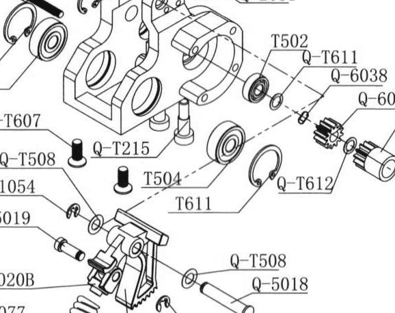Ступенчатый болт M5-Φ6-10 — артикул Q-T215