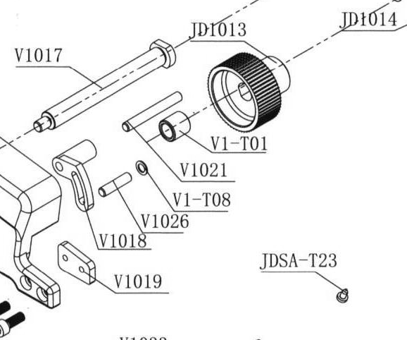Штифт направляющей ленты — артикул V1021