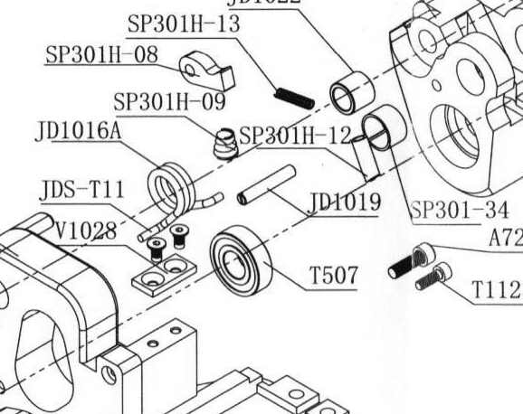 Фиксирующий штифт сварочной опоры — артикул JD1019