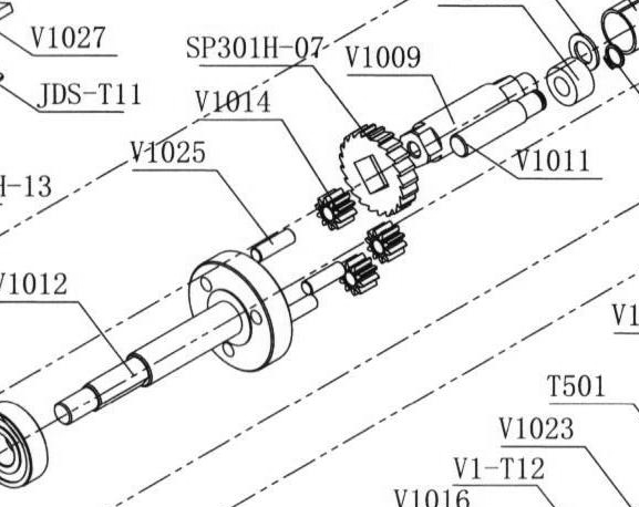 Планетарная шестерня — артикул V1014