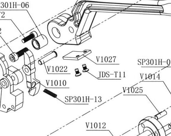 Штифт собачки — артикул V1022