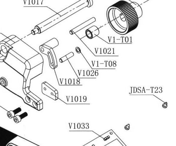 Штифт желоба — артикул V1026