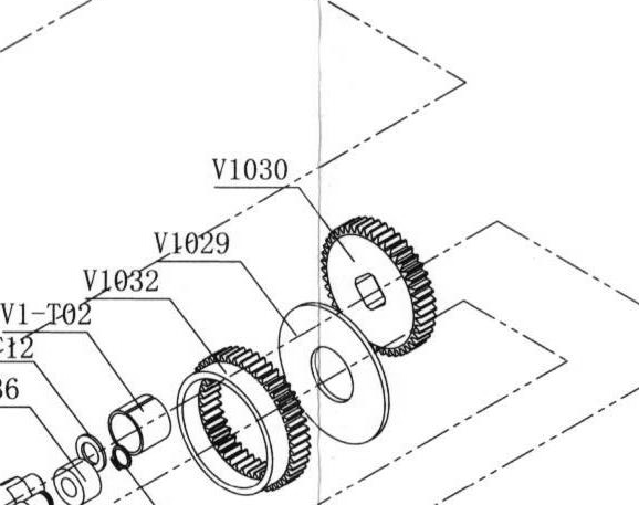 Шестерня рукоятки — артикул V1030