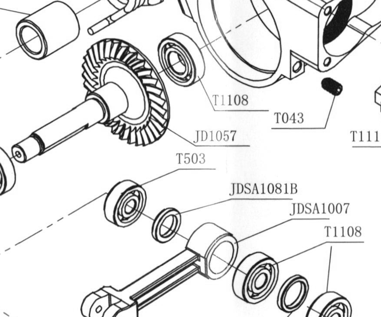 Подшипник 626ZZ-ZB6-126 — артикул T503