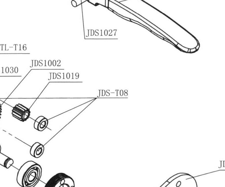 Подшипник ведомой шестерни MR105ZZ — артикул JDS-T08