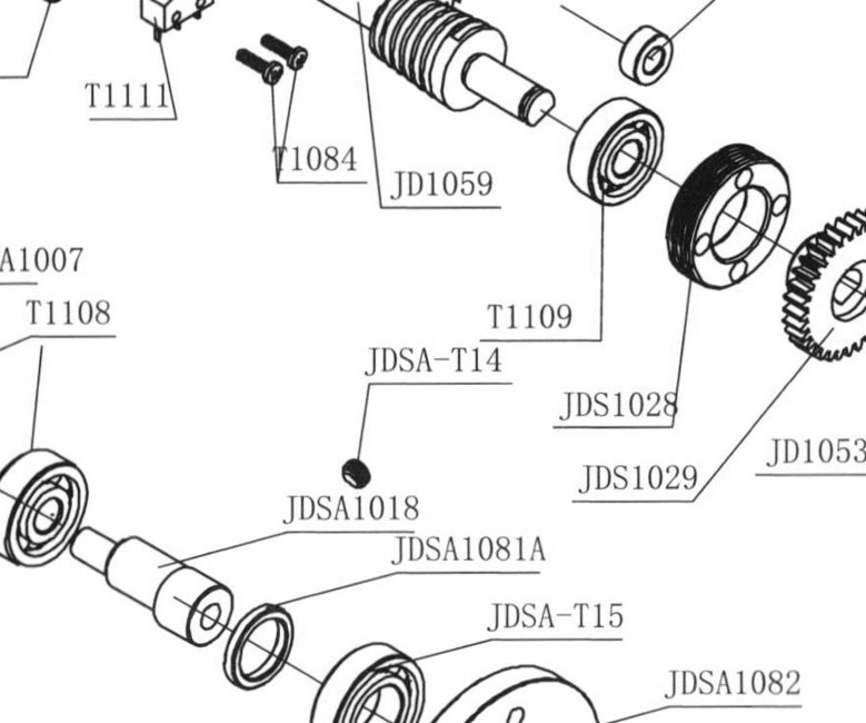 Установочный винт M5*3 — артикул JDSA-T14