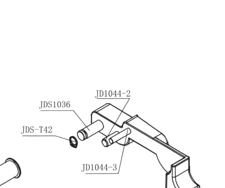 Фиксирующий штифт рукоятки 2 — артикул JD1044-2