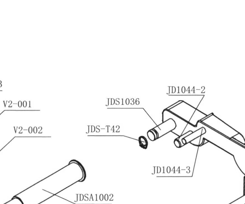 Фиксирующий штифт рукоятки 1 — артикул JDS1036