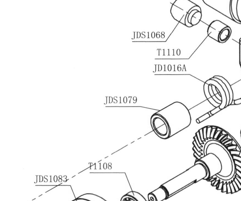 Стопорное пружинное кольцо — артикул JDS1079