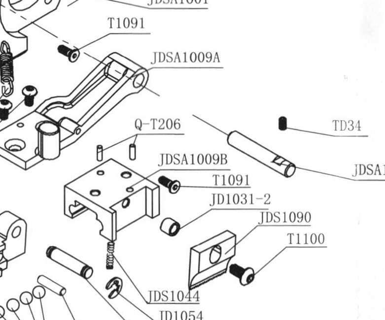 Подвижный сварочный желоб — артикул JDSA1009B