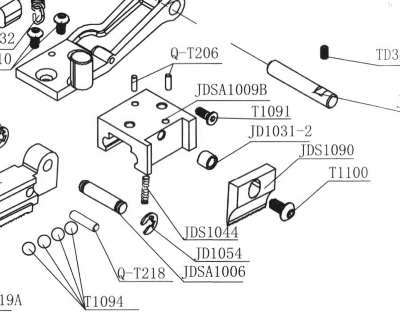 Нож — артикул JDS1090