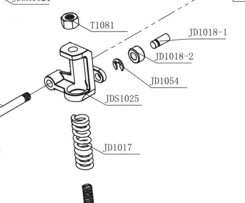 Опора сварочного механизма — артикул JDS1025