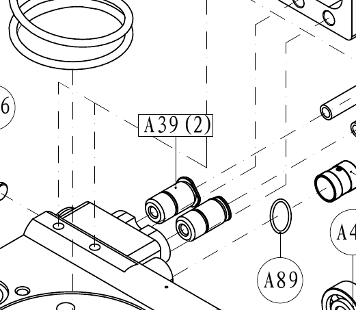 Быстроразъемный штуцер — артикул A39