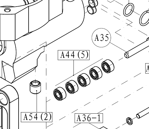 Подшипник — артикул A44