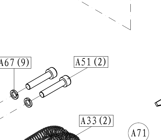 Винт — артикул A51