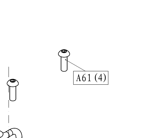Винт — артикул A61